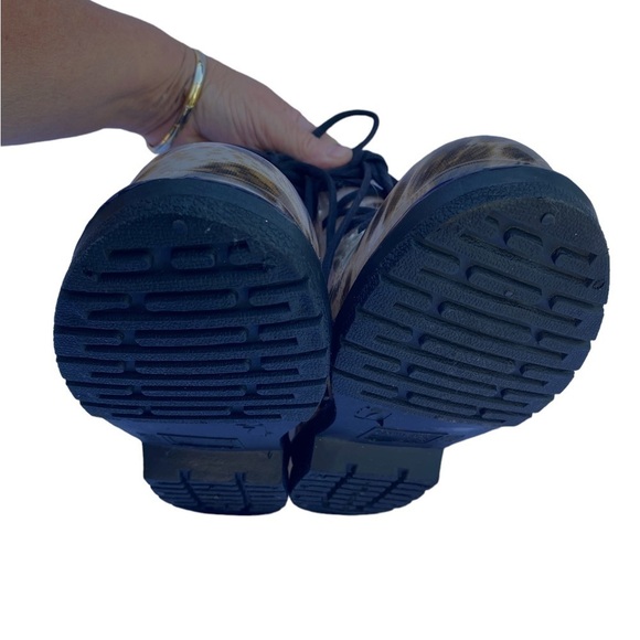 Chemistry Leopard Kelly  Martin RainBoots Tan Women 7 - Picture 11 of 15